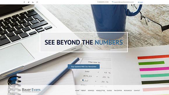 accountant website design