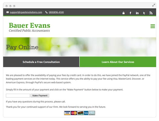 Online Credit Card Payment System