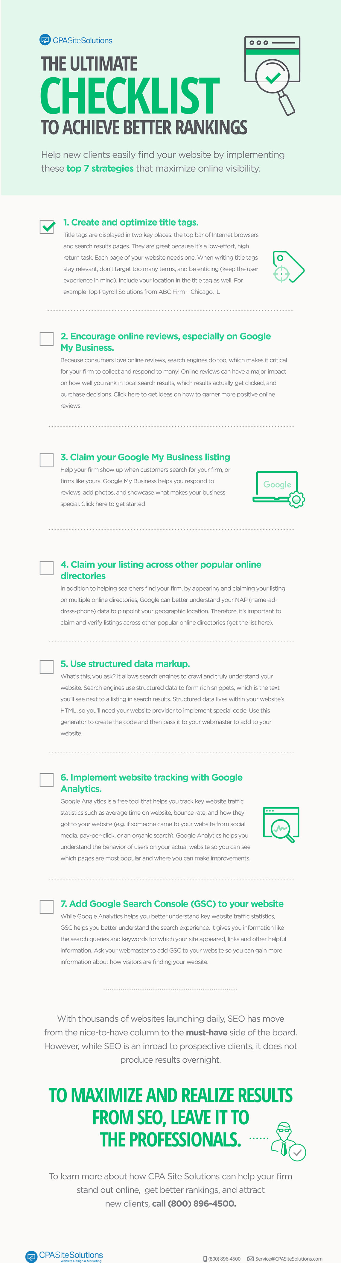 7 Quick-Win Steps to Achieving Better Rankings on Search Results