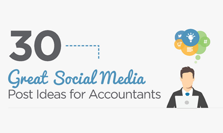 30 Great Social Media Ideas for Accountants Infographic