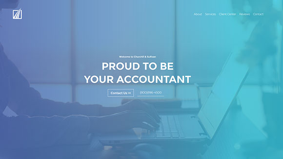 CPA Website Design 645